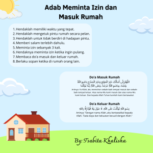 Adab Meminta Izin dan Masuk Rumah